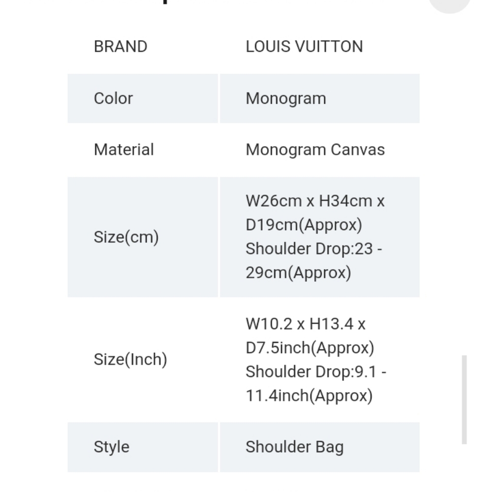 (AUTHENTICATED)Louis Vuitton Shoulder Bag - Picture 10 of 10